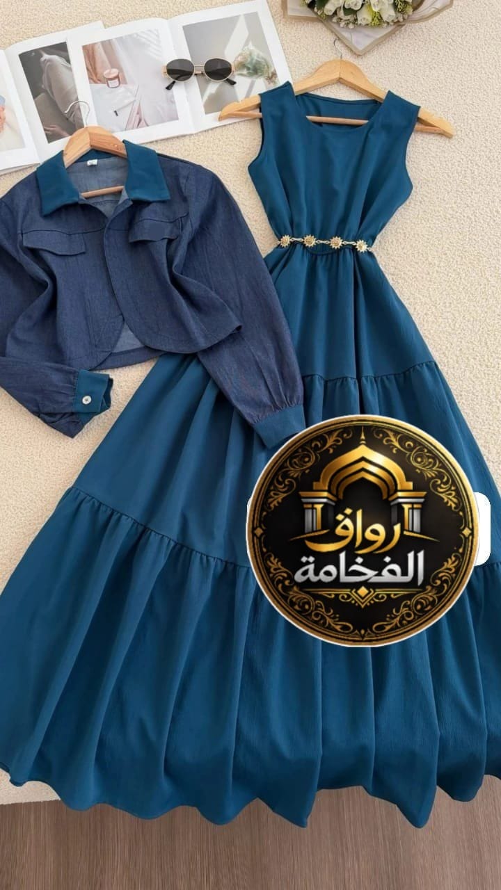 Vêtements femmes — توب الكسوة كريب مكرش  توب قميجة دجين طونسيل