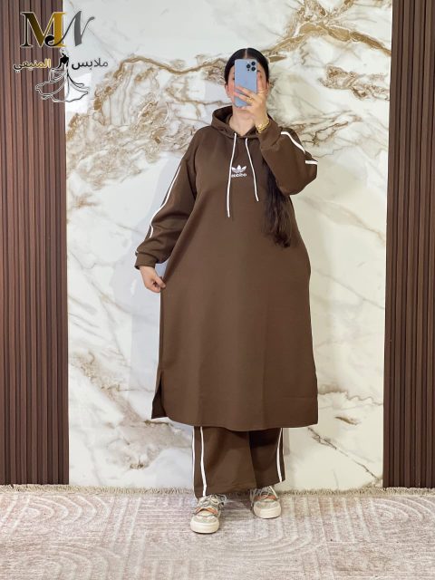 Vêtements femmes — 🔥 جديدنا مع اطلاله الراقيه  🔥 كطمة أنيقة بثوب مونطوني  سكوبة فاخر،  👚🪾🍂