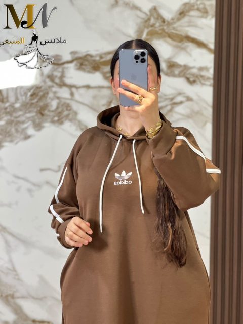 Vêtements femmes — 🔥 جديدنا مع اطلاله الراقيه  🔥 كطمة أنيقة بثوب مونطوني  سكوبة فاخر،  👚🪾🍂